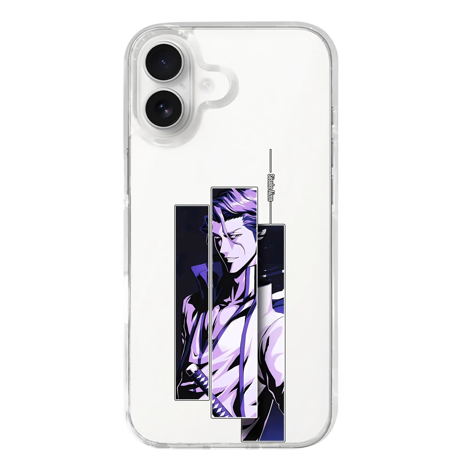 ブリーチ グッズ 藍染 惣右介 - iPhone 17シリーズ 透明スマホケース – 薄型・耐衝撃・精密フィット保護カバー